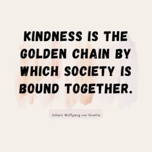 Kindness is the golden